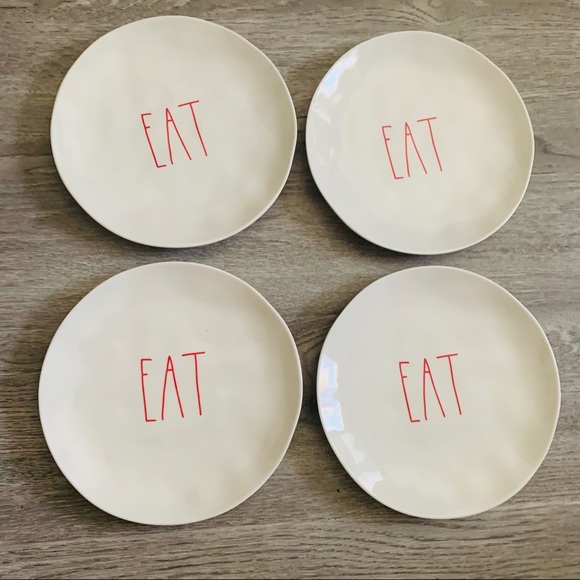 Rae Dunn Other - Rae Dunn EAT plates Melamine plates